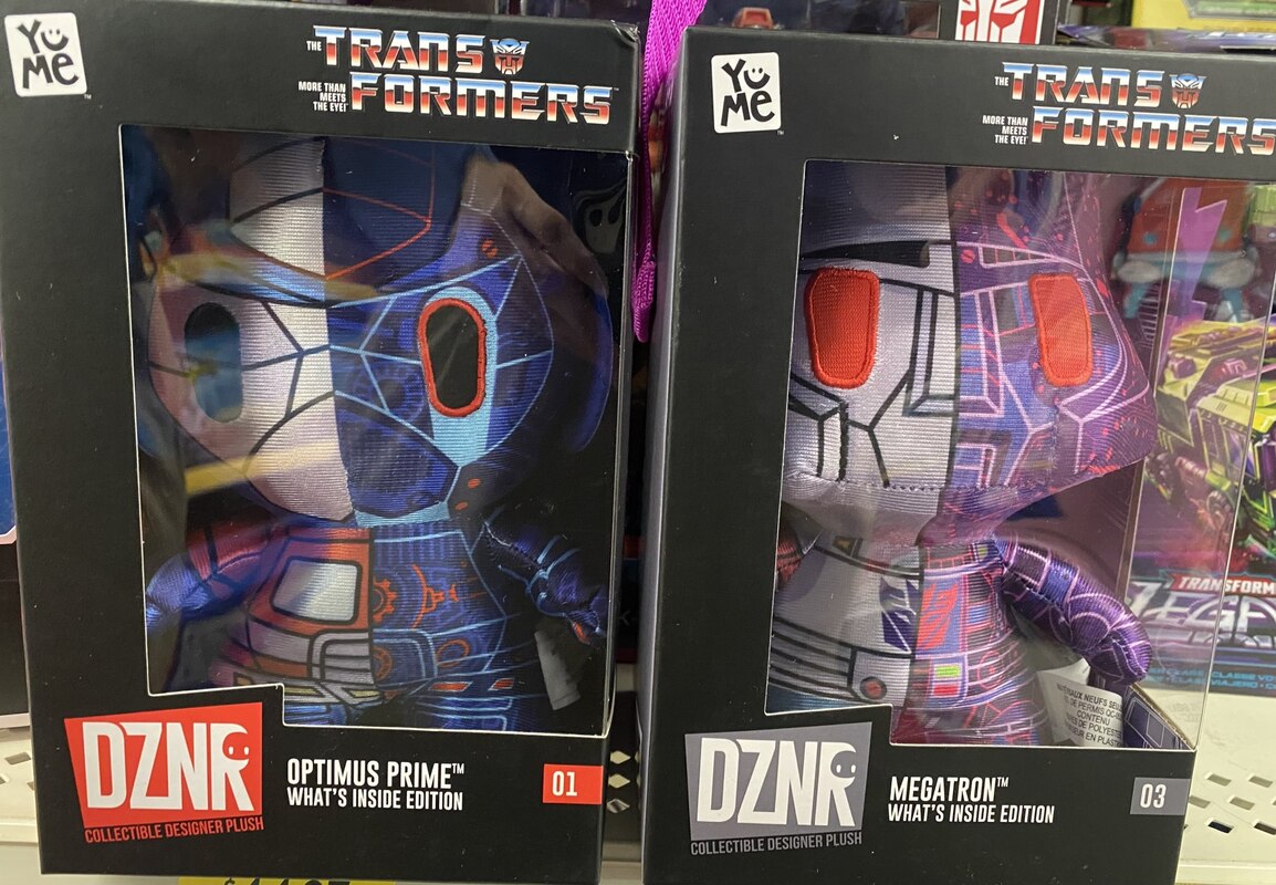 YuMe DZNR Transformers What's Inside Plushes Found at Retail